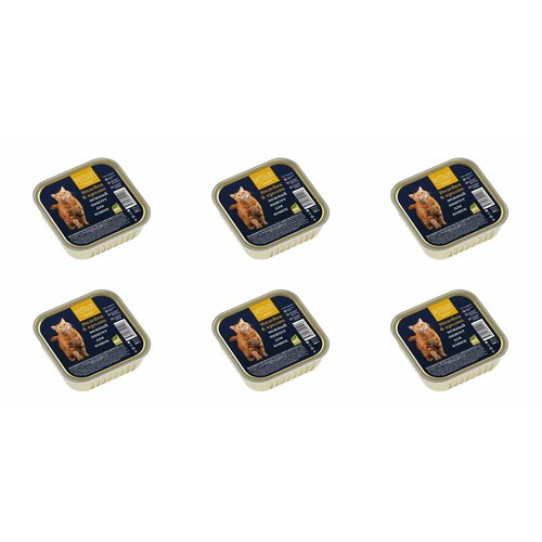 Petibon Smart Консервы для кошек паштет с индейкой и кроликом 100 г - 6 шт 839₽