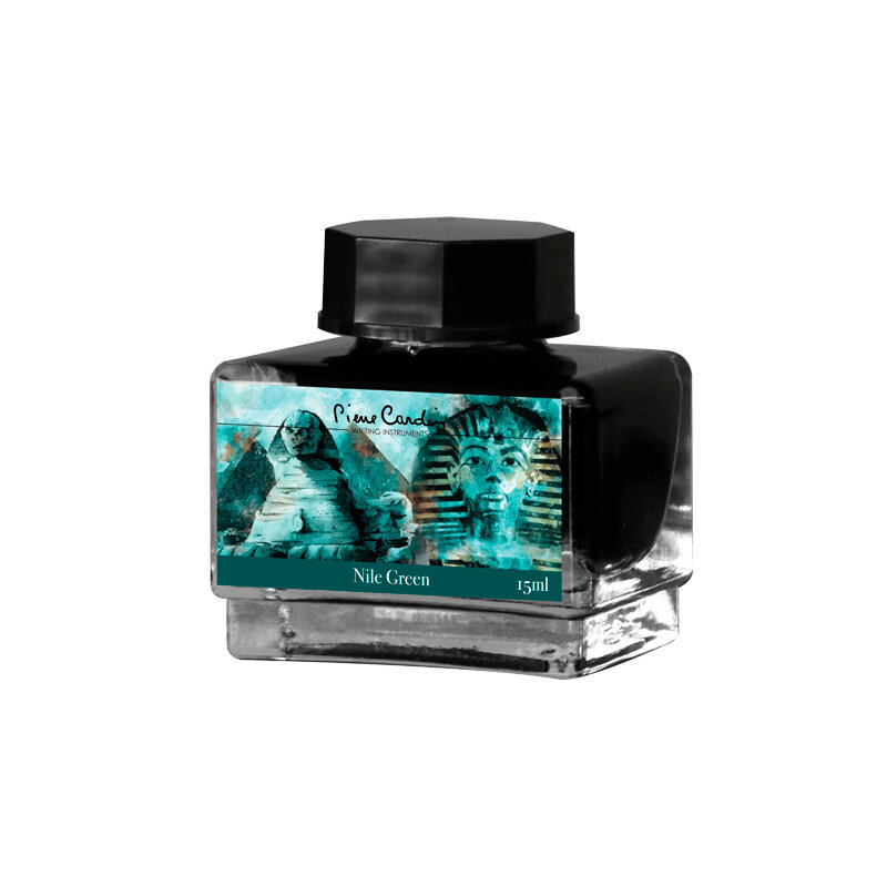 Флакон чернил Pierre Cardin 15мл, серия CITY FANTASY цвет Nile Green (Зеленый Нил)