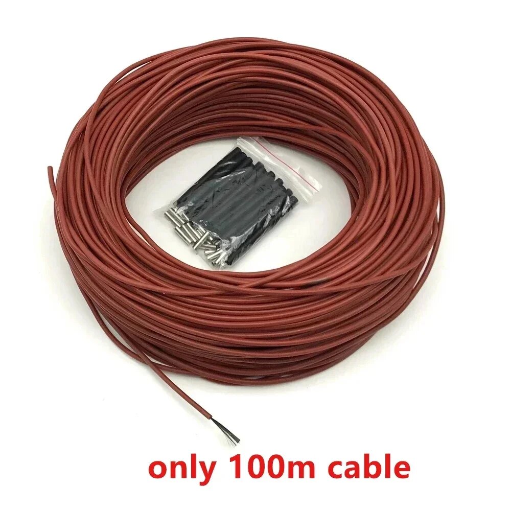 MINCO HEAT Нагревательный кабель из углеродного волокна для теплых полов Only 100m Cable