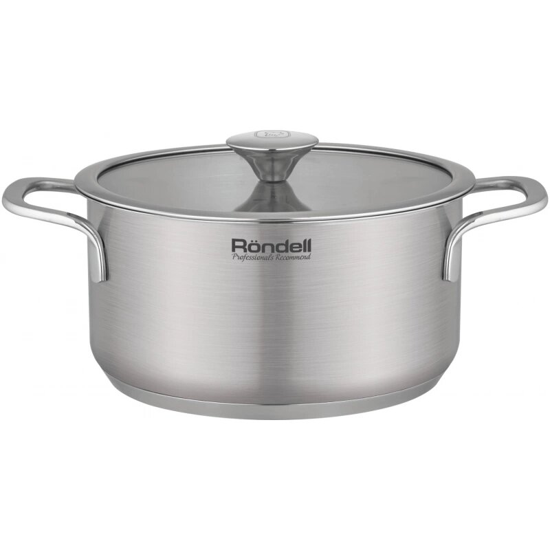 Кастрюля Rondell Modern RDS-1748, 4.8л, стальной
