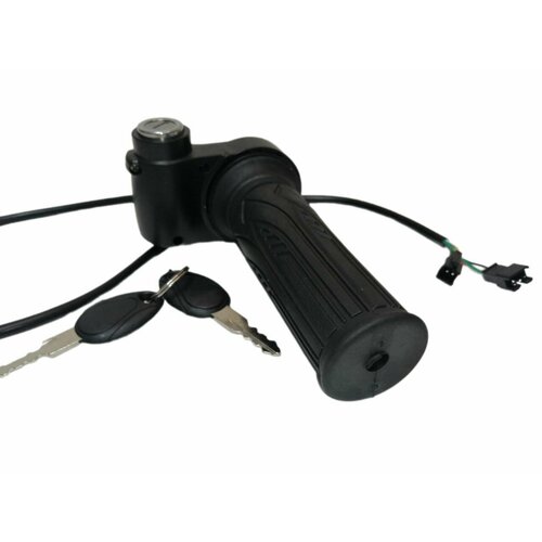 Ручка газа с замком зажигания для электровелосипеда Kugoo Kirin V3 Pro Plus