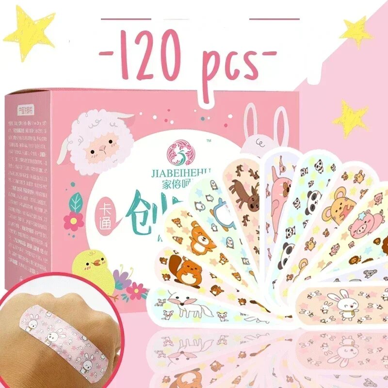 Картинки Детские водостойкие пластыри Cartoon 120 шт, Carton 4, 30 pcs
