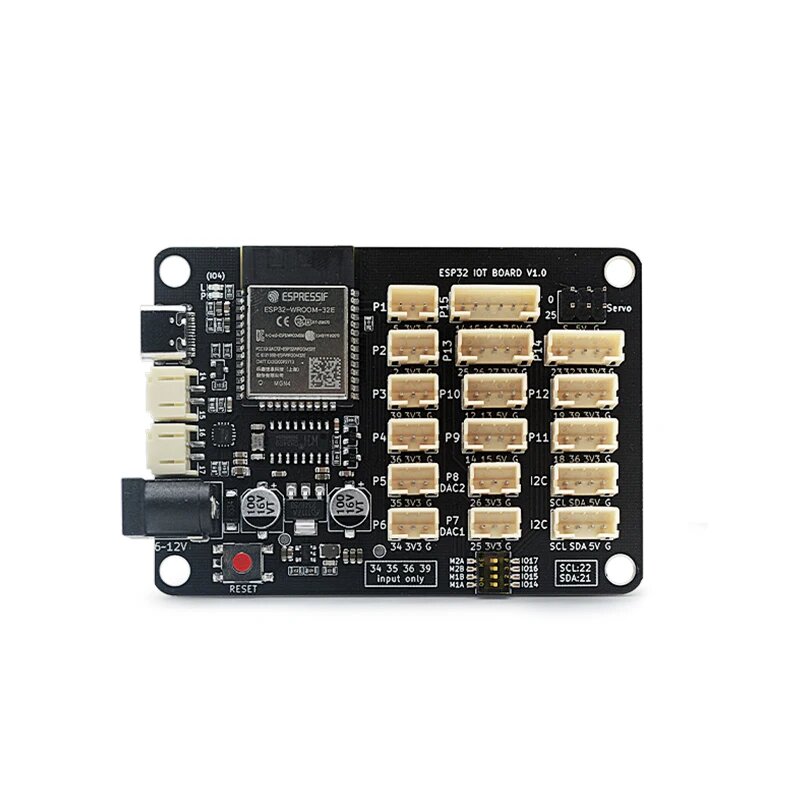 Плата разработки ESP32, беспроводной модуль Wi-Fi Bluetooth, сверхнизкое энергопотребление, двухъядерный ESP32-WROOM-32E, плата IOT ESP32, esp32 iot board
