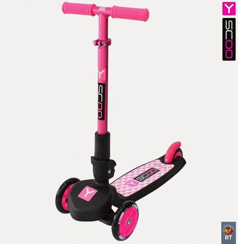 Изображение товара Самокат 3-х кол. Y-SCOO RT TRIO MAXI 120 pink