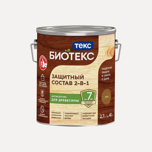 Изображение товара Антисептик текс Bioteks Classic Универсал, для внутренних и наружных работ, 2,7л
