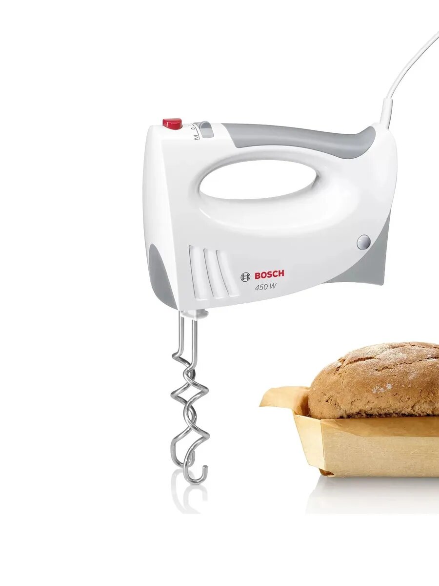 Миксер ручной Bosch MFQ3540 450Вт белый — фото 1