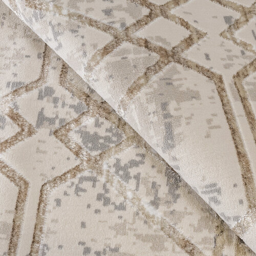 Изображение товара Ковер, Овал, Бежевый, Серый, Золотисто-коричневый, Современный, на пол, в гостиную, спальню, в ассортименте (120 см. на 170 см.)