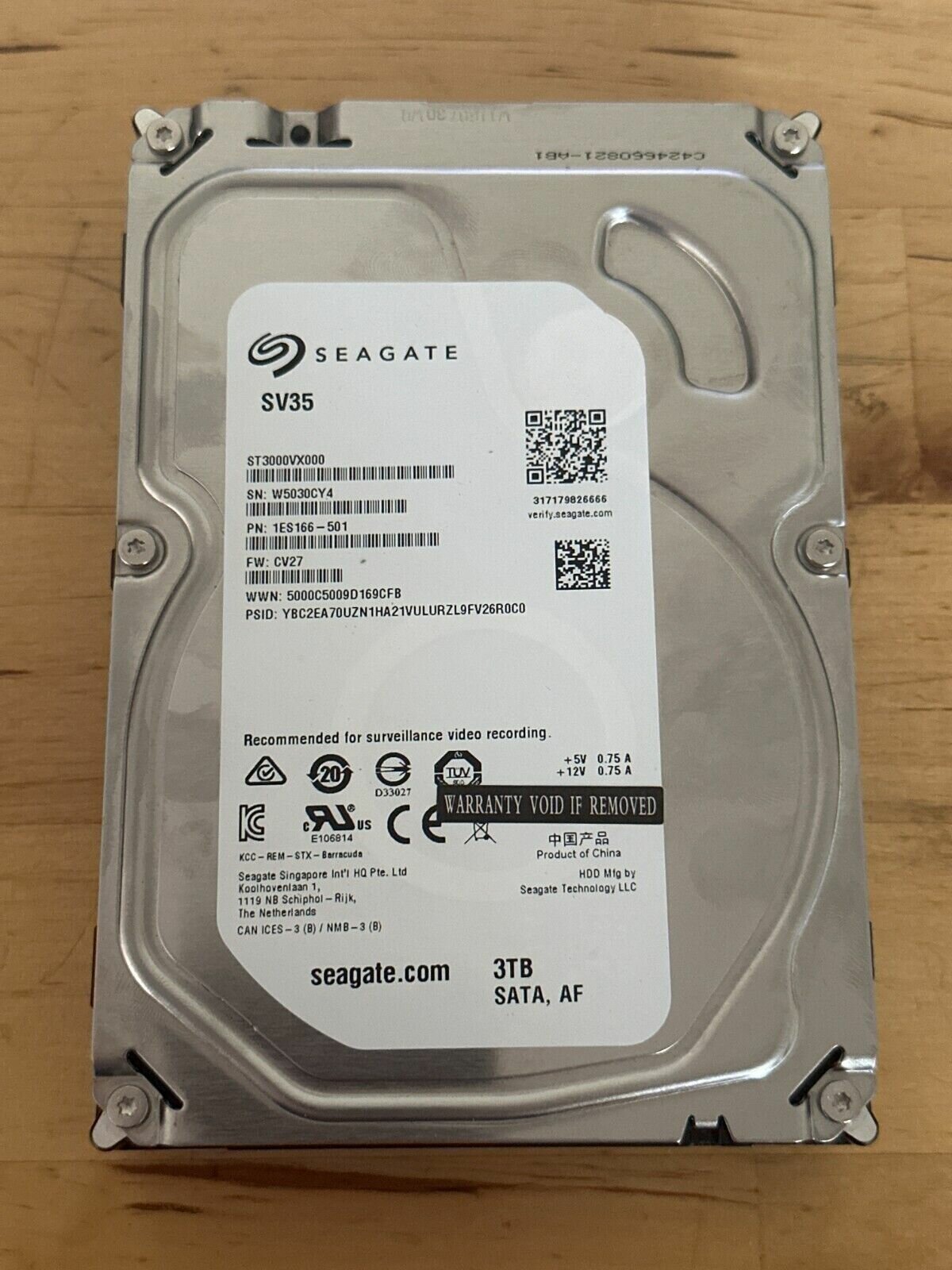 Жесткий диск Seagate NAS HDD ST3000VN000 3TB — купить по низкой