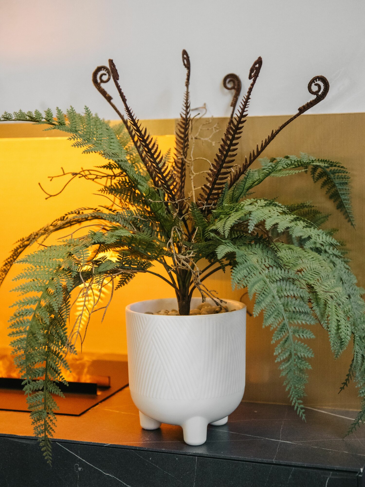 Bloomcraft искусственные цветы для декора интерьера в горшке папоротник