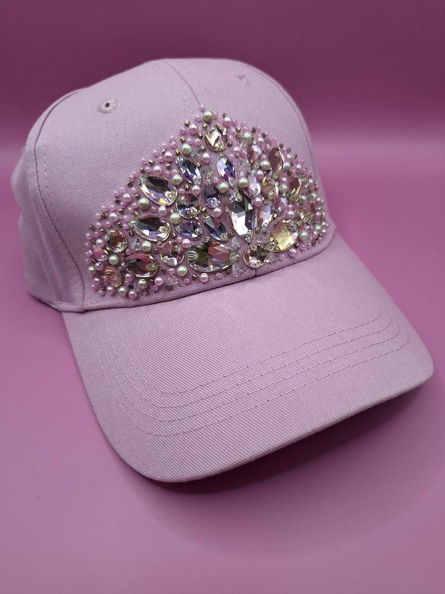 Бейсболка  для женщин, размер 56-58, сиреневый