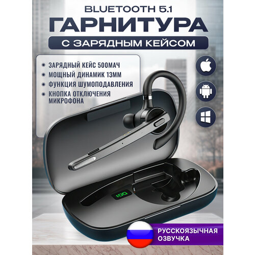 Гарнитура M53 с шумоподавлением с зарядным кейсом беспроводная Bluetooth 3499₽