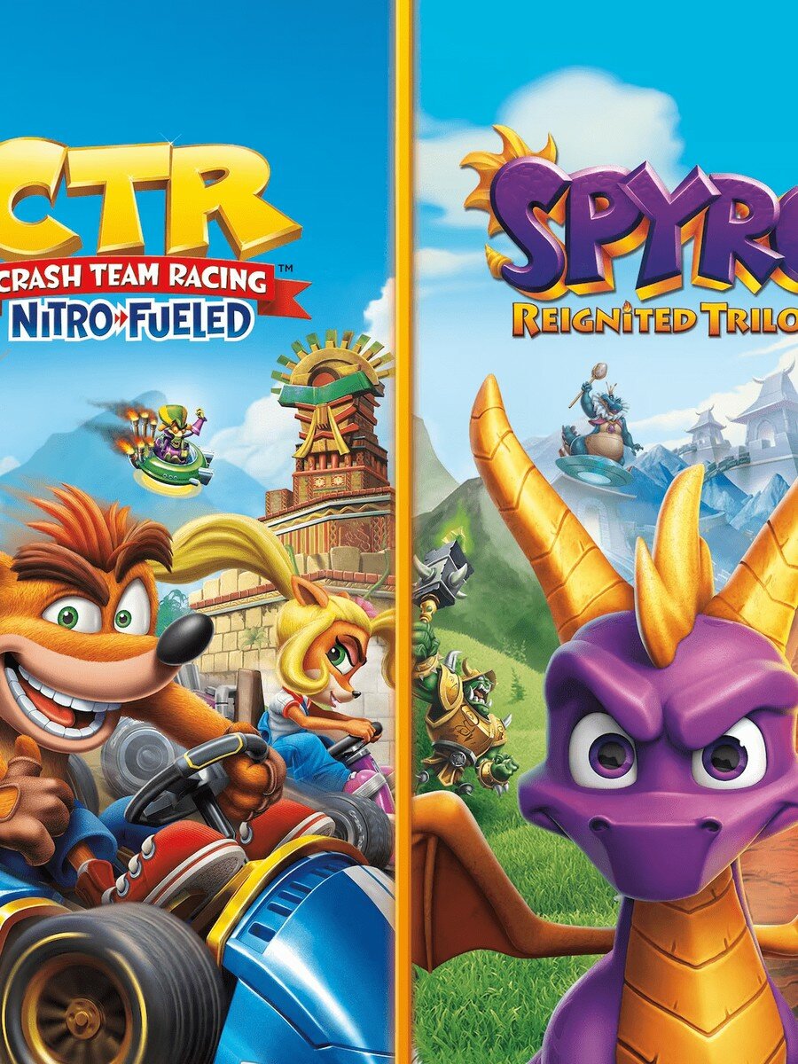 Crash Team Racing Nitro-fueled + Spyro Game Bundle для PS4 (цифровая версия, регион: Турция)