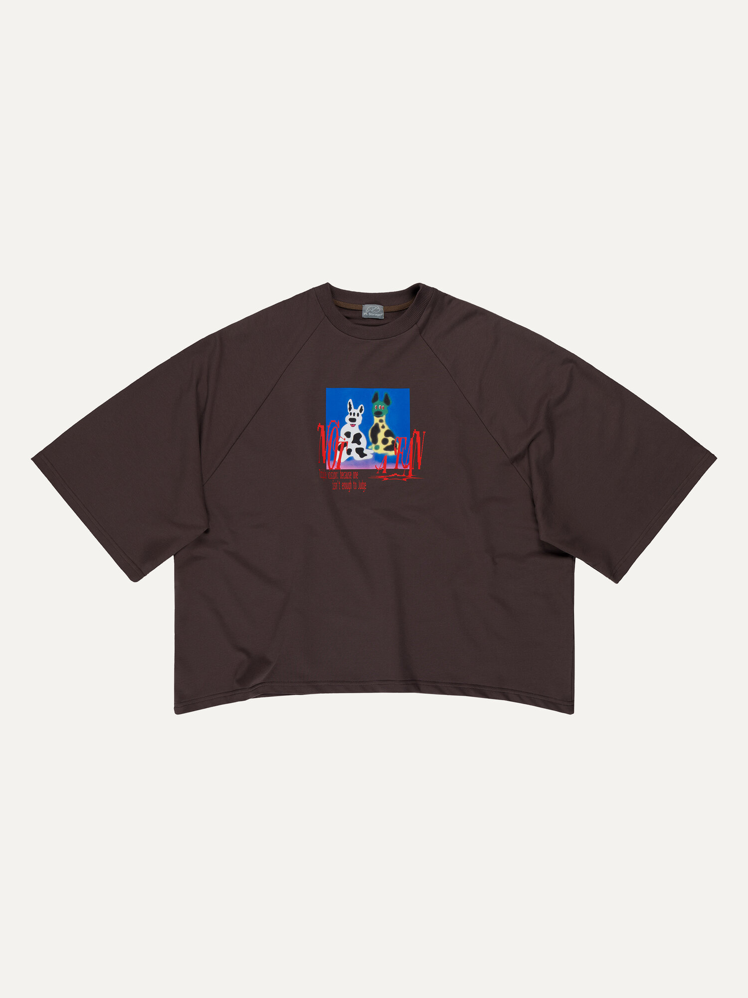 Футболка Raw Storage, размер 4 | XL — XL +, коричневый