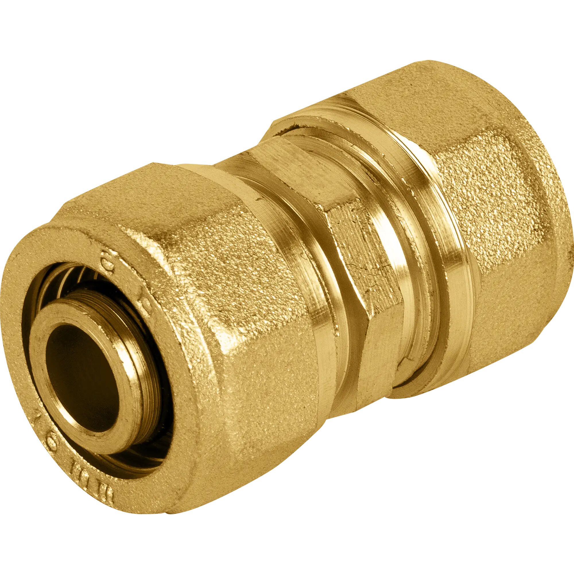 Муфта Aquabeam 16x16 мм латунь ABO.303. Y.001616