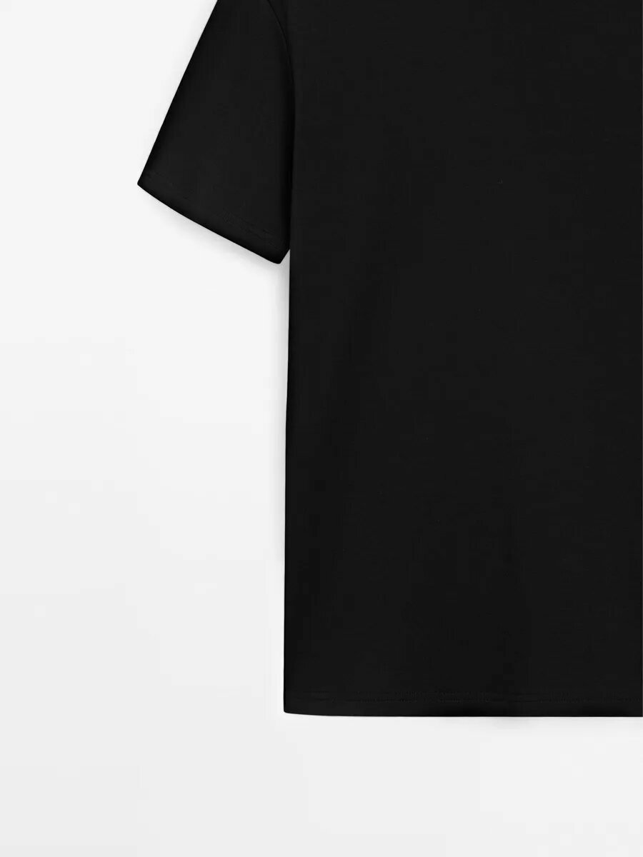 Футболка спортивная Massimo Dutti, размер M, черный — фото 1