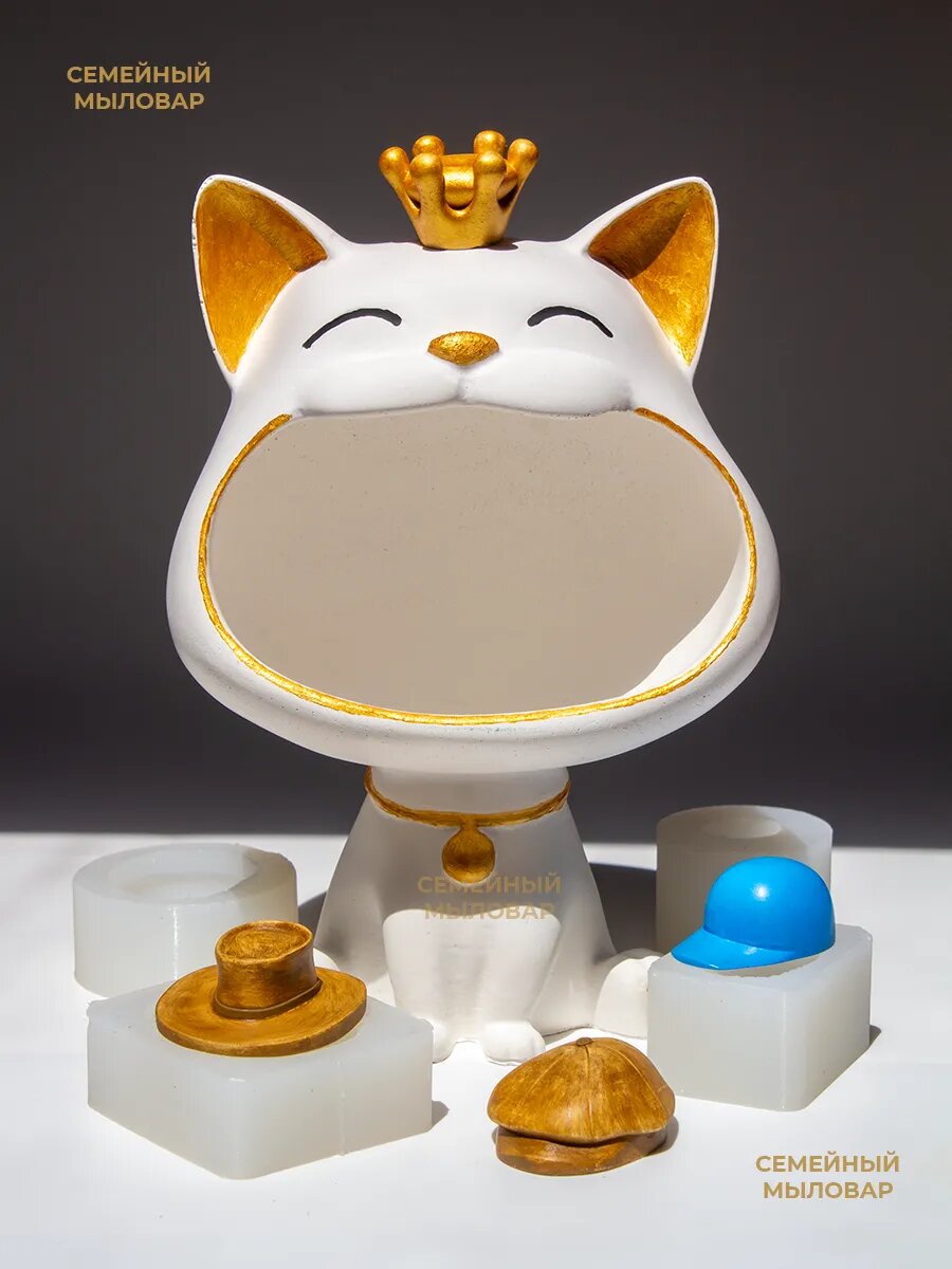 Молды шляп для кота S конфетницы — фото 1