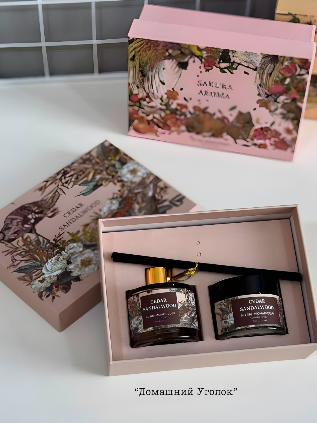 Ароманабор Sakura Aroma, диффузор и ароматическая свеча — фото 1