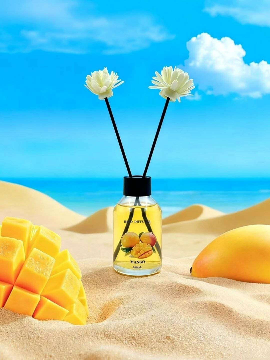 Освежитель воздуха аромадиффузор для дома, офиса и автомобиля, 100 мл, стойкие ароматы