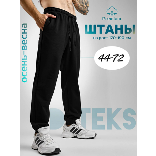 фото Брюки спортивные dteks, размер 54, чёрный