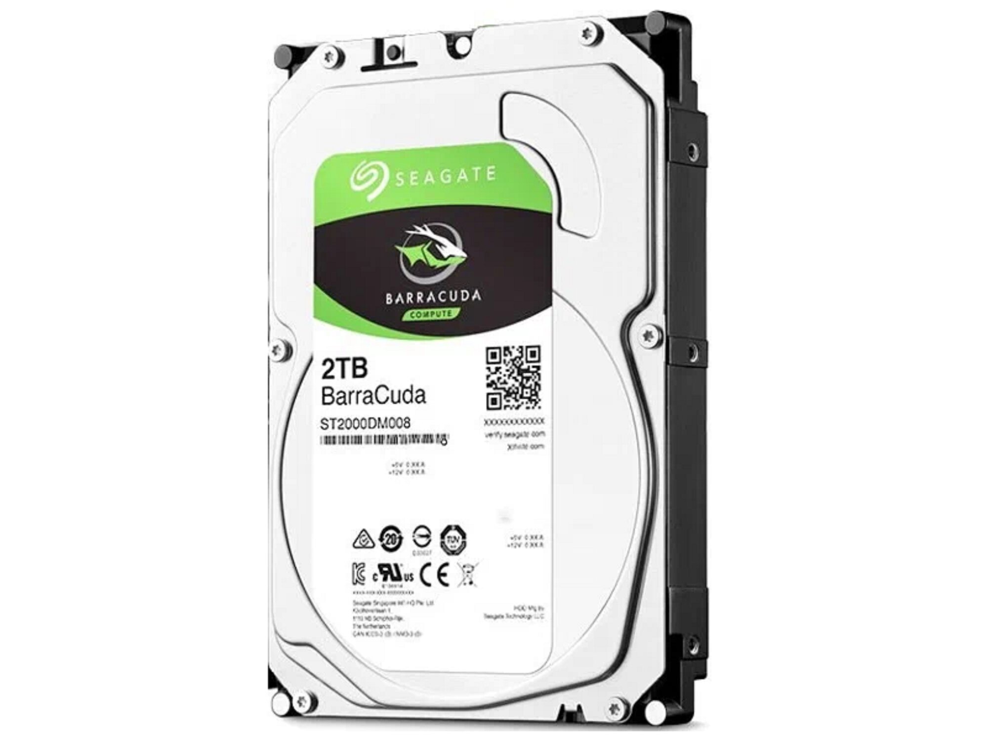 Жесткий диск SEAGATE Barracuda 2 Тб (ST2000DM008), 3.5, SATA 6Gb/s, 7200 rpm