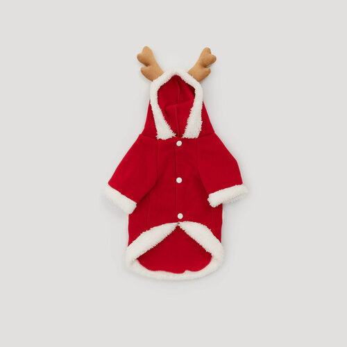 Изображение товара Костюм для животных, 40 см, р. L/XL, карнавальный, полиэстер, красный, Варежки, Christmas pet