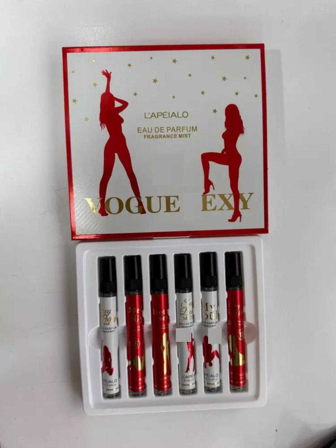L’APEIALO VOGUE парфюм феромоновый, мист женский ароматный, 10 мл, в наборе 6 шт