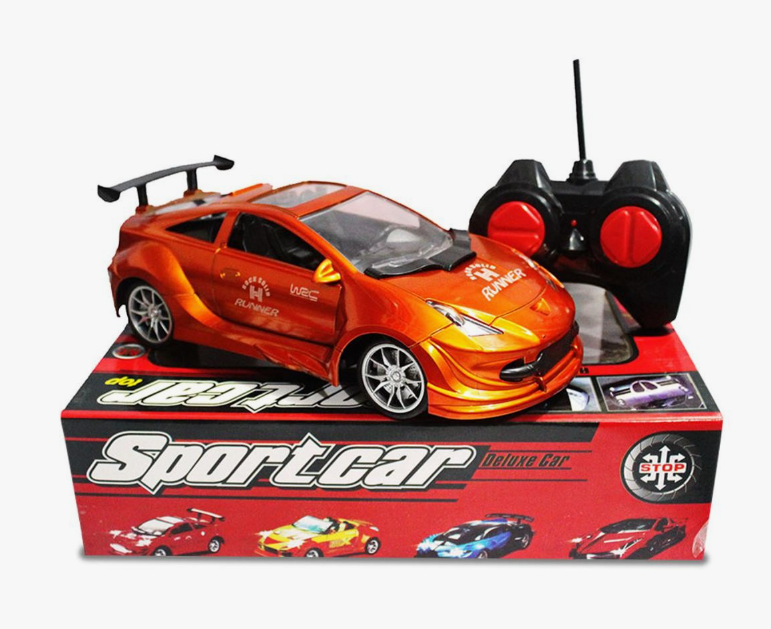 Машинка игрушка на радиоуправлении Sportcar, 22 см, пластик, с пультом, с эффектами