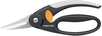 Ножницы FISKARS Functional Form для рыбы, 22 см, серебристый/черный