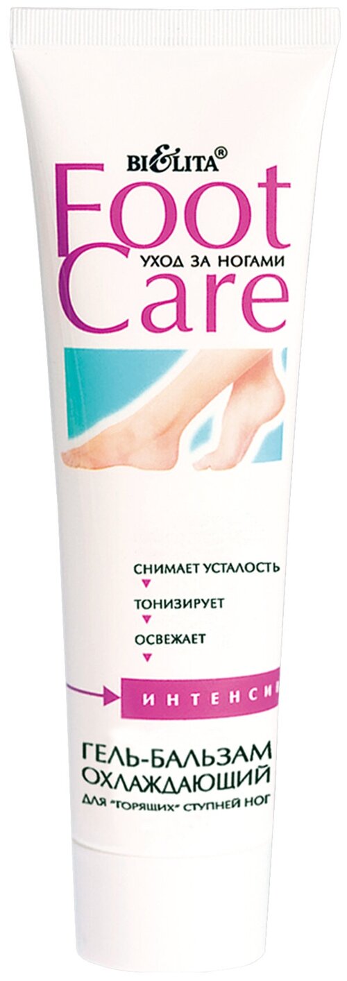 Bielita Гель-бальзам для ступней ног Foot care Охлаждающий, 100 мл, 1 уп.