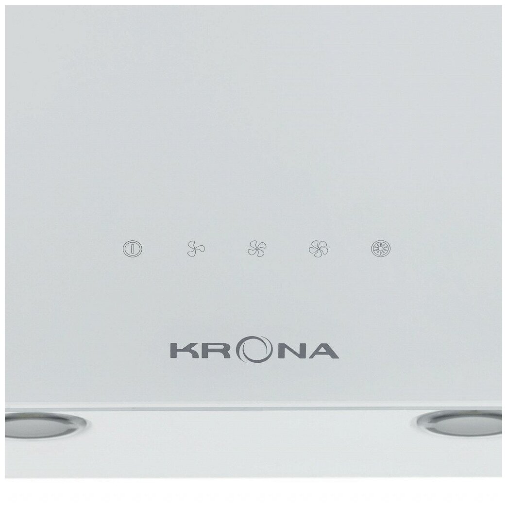 Каминная вытяжка KRONA AURORA 600 WHITE S - фотография № 3