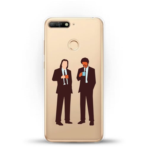 фото Силиконовый чехол винсент и джулс на huawei y6 prime (2018) andy & paul
