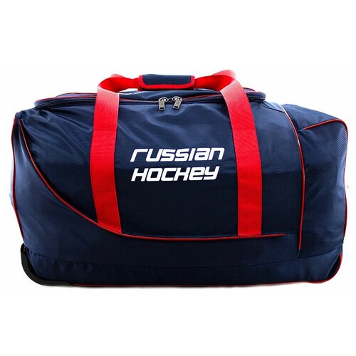 фото Баул хоккейный / сумка хоккейная bitex на телеге 24-900 сине-красная