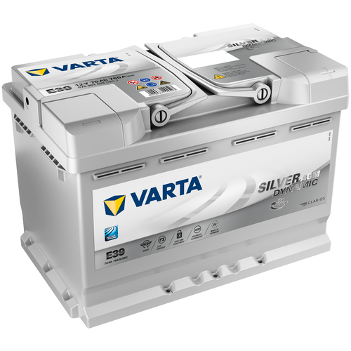 Аккумулятор VARTA 570 901 076 Silver dynamic AGM (E39), 70 Ач