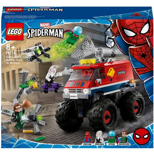 LEGO Marvel Super Heroes 76174 Монстр-трак Человека-Паука против Мистерио, 439 дет.