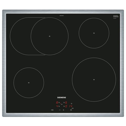 Поверхность индукционная SIEMENS EW645CFB2E черныйнержрамка 4863000₽