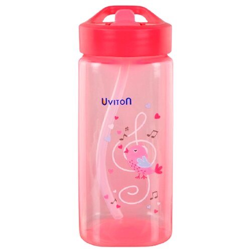 Поильник Uviton Baby Travel с носиком 420 мл розовый 284₽