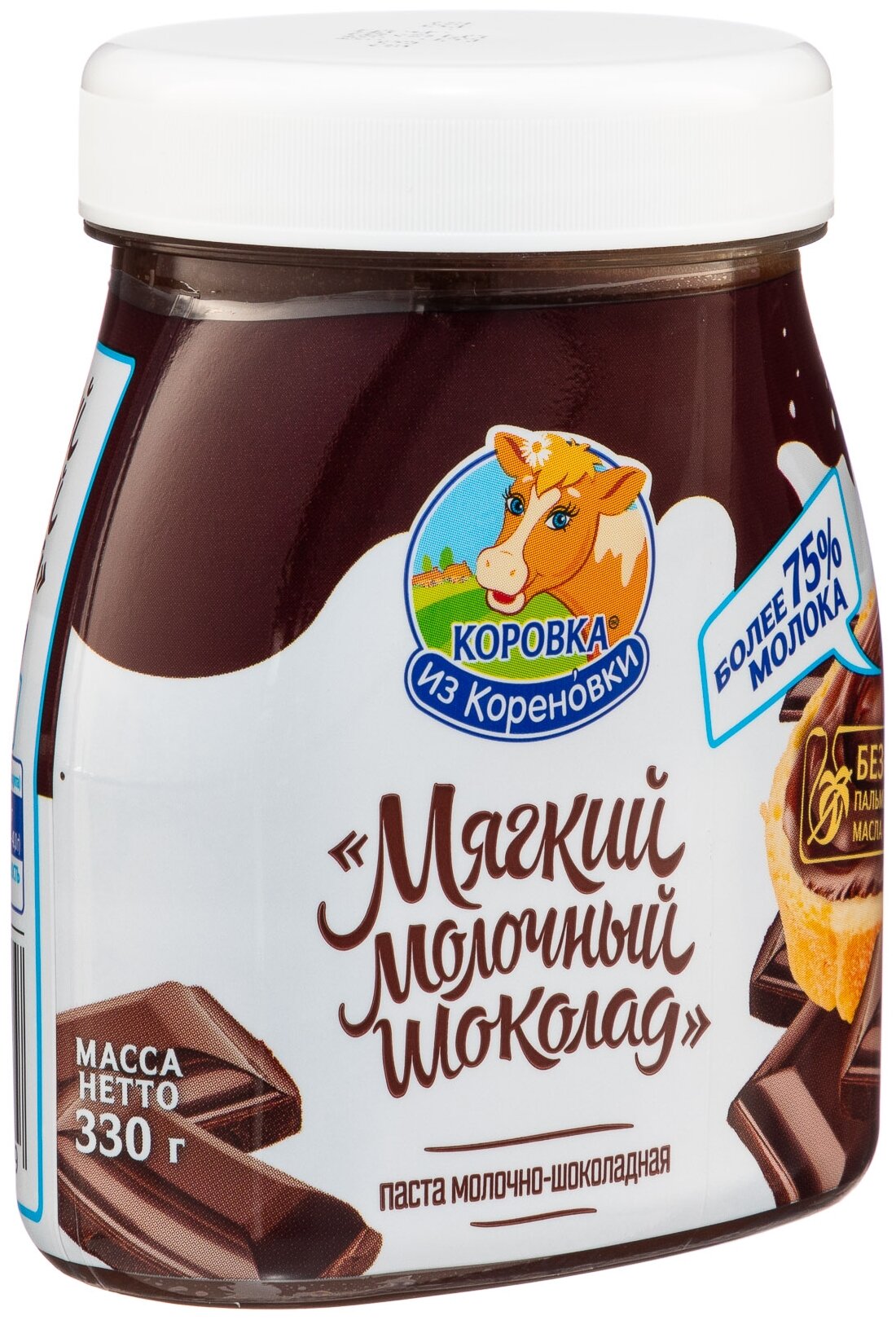 Коровка из Кореновки Паста молочно-шоколадная Мягкий молочный шоколад ...