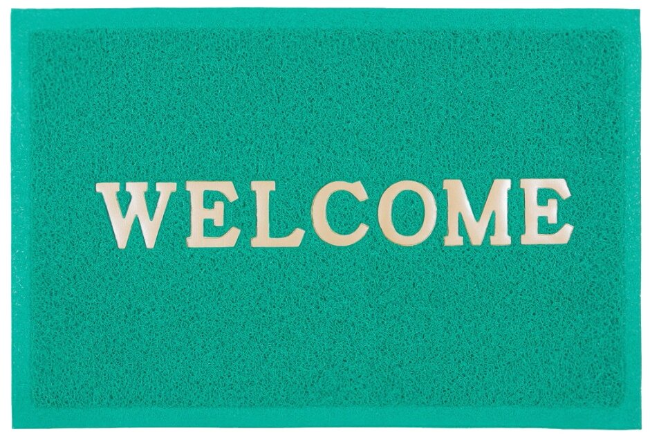 Коврик придверный Welcome 50х80 см грязезащитный в прихожую SunStep противоскользящий