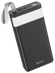 Портативный аккумулятор HOCO J73, 30000 mAh, 2A, черный, светодиодный цифровой дисплей, цвет: черный