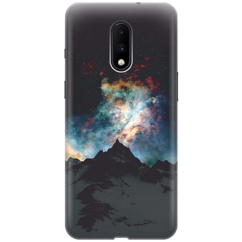 фото Gosso ультратонкий силиконовый чехол-накладка для oneplus 7 с принтом "горы и звезды"