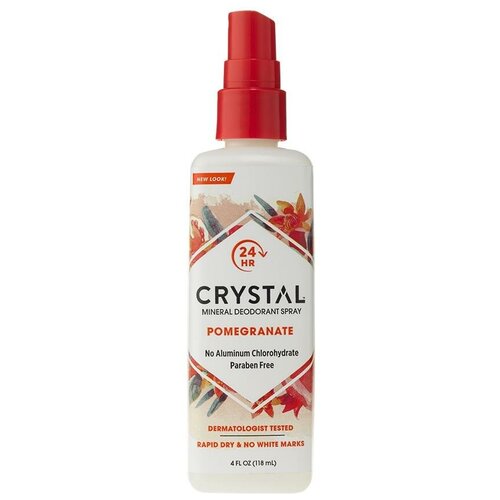 Натуральный дезодорант-спрей Crystal Essence с ароматом граната