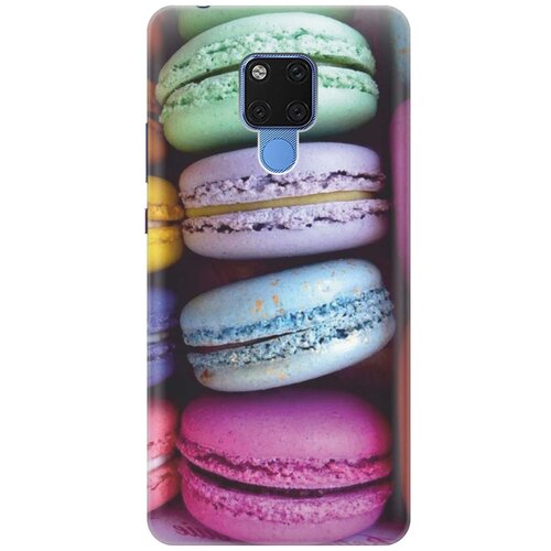 фото Gosso ультратонкий силиконовый чехол-накладка для huawei mate 20 x с принтом "макаруны"