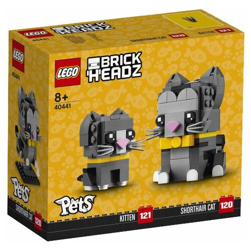 Конструктор LEGO BrickHeadz Сувенирный набор Короткошёрстные коты 40441