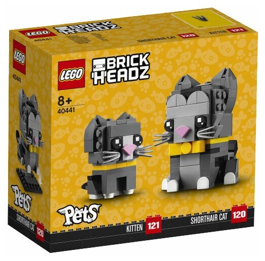 Конструктор LEGO BrickHeadz 40441 Короткошёрстные коты