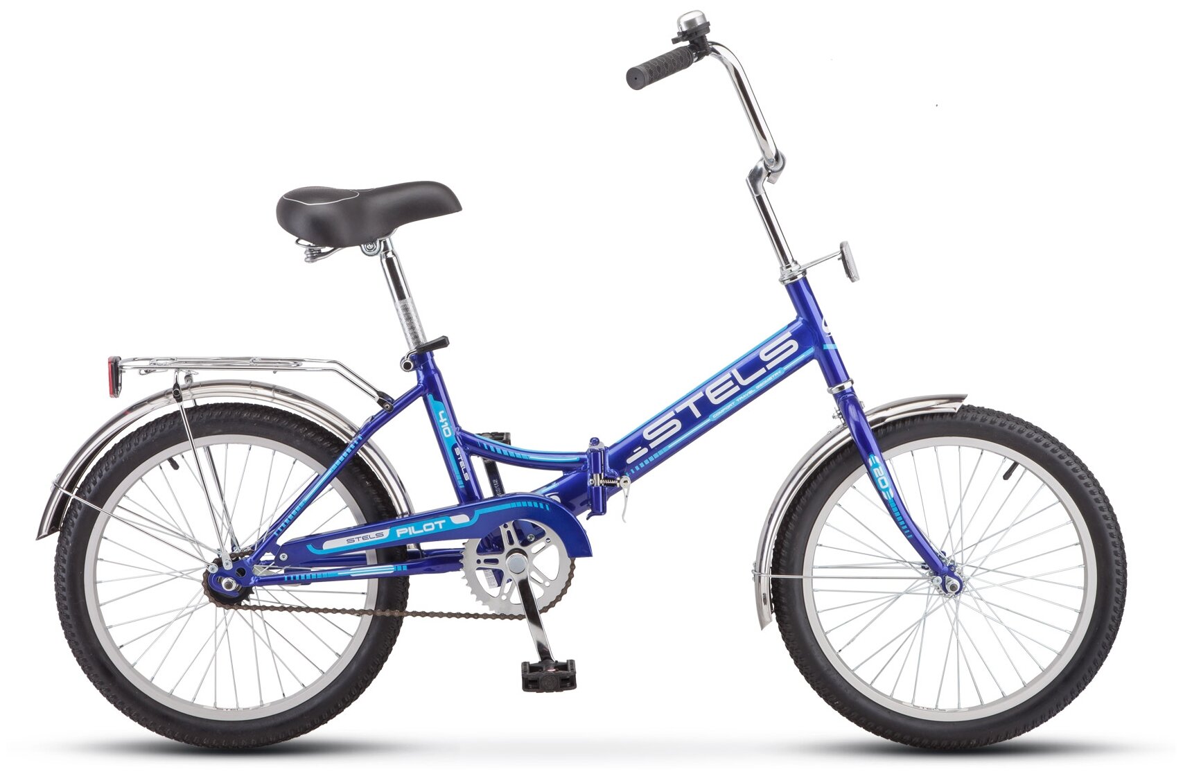 Городской велосипед STELS Pilot 410 20 Z011 (2021) синий 13.5" (требует финальной сборки)