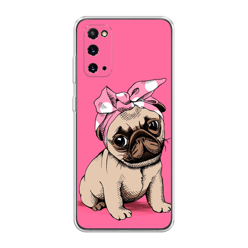 Силиконовый чехол на Samsung Galaxy S20 / Самсунг Гэлакси S20 Dog Pin-Up матовый силиконовый чехол smile is the best make up на samsung galaxy s20 самсунг гэлакси s20