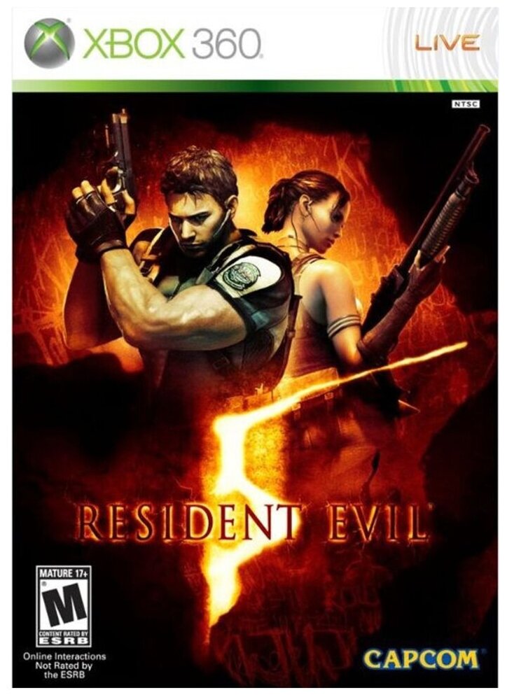 Resident Evil 5 Видеоигра на диске Xbox 360