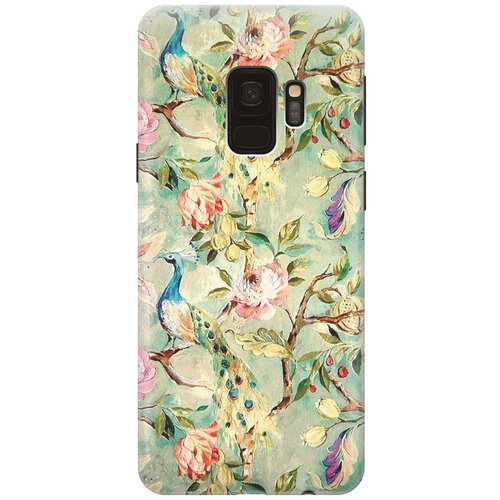 GOSSO Ультратонкий силиконовый чехол-накладка для Samsung Galaxy S9 с принтом Винтажный цветочный паттерн gosso ультратонкий силиконовый чехол накладка для huawei mate 20 с принтом винтажный цветочный паттерн