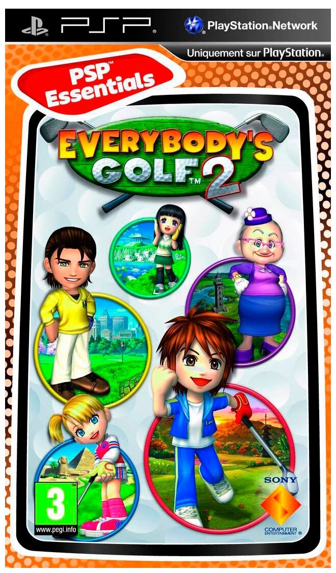 Everybodys Golf 2 (PSP) английский язык