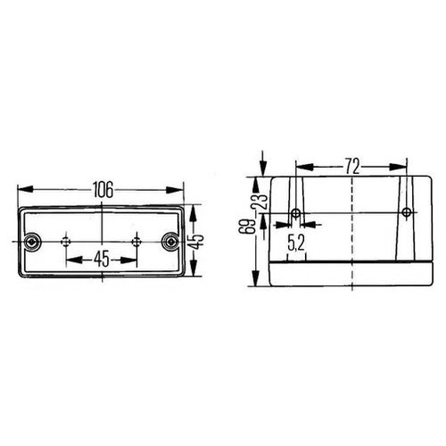 фото Задний противотуманный фонарь hella 2ne 006 609-007